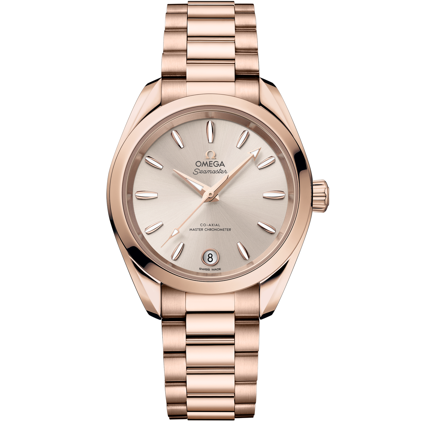 Seamaster Aqua Terra Shades 34 mm, Sedna™ gold on Sedna™ gold - 220.50.34.20.09.001