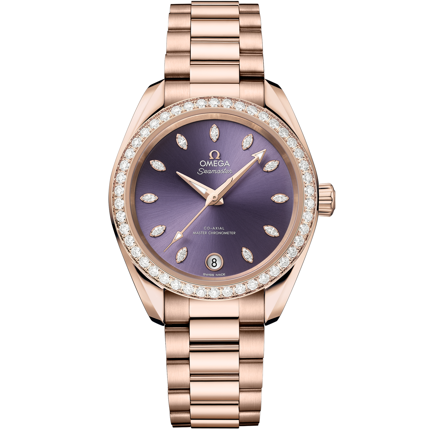 Seamaster Aqua Terra Shades 34 mm, Sedna™ gold on Sedna™ gold - 220.55.34.20.60.001