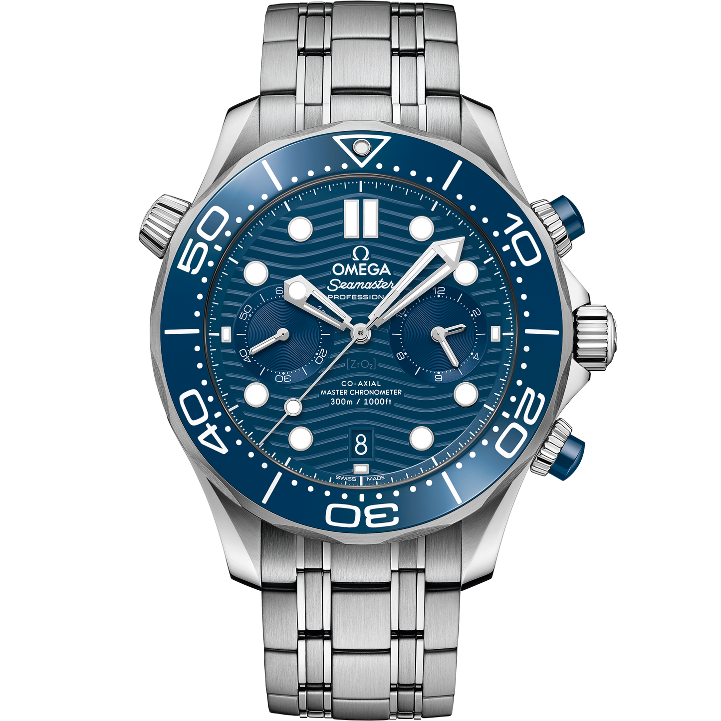 Seamaster Diver 300M 44 mm, steel on steel - 210.30.44.51.03.001