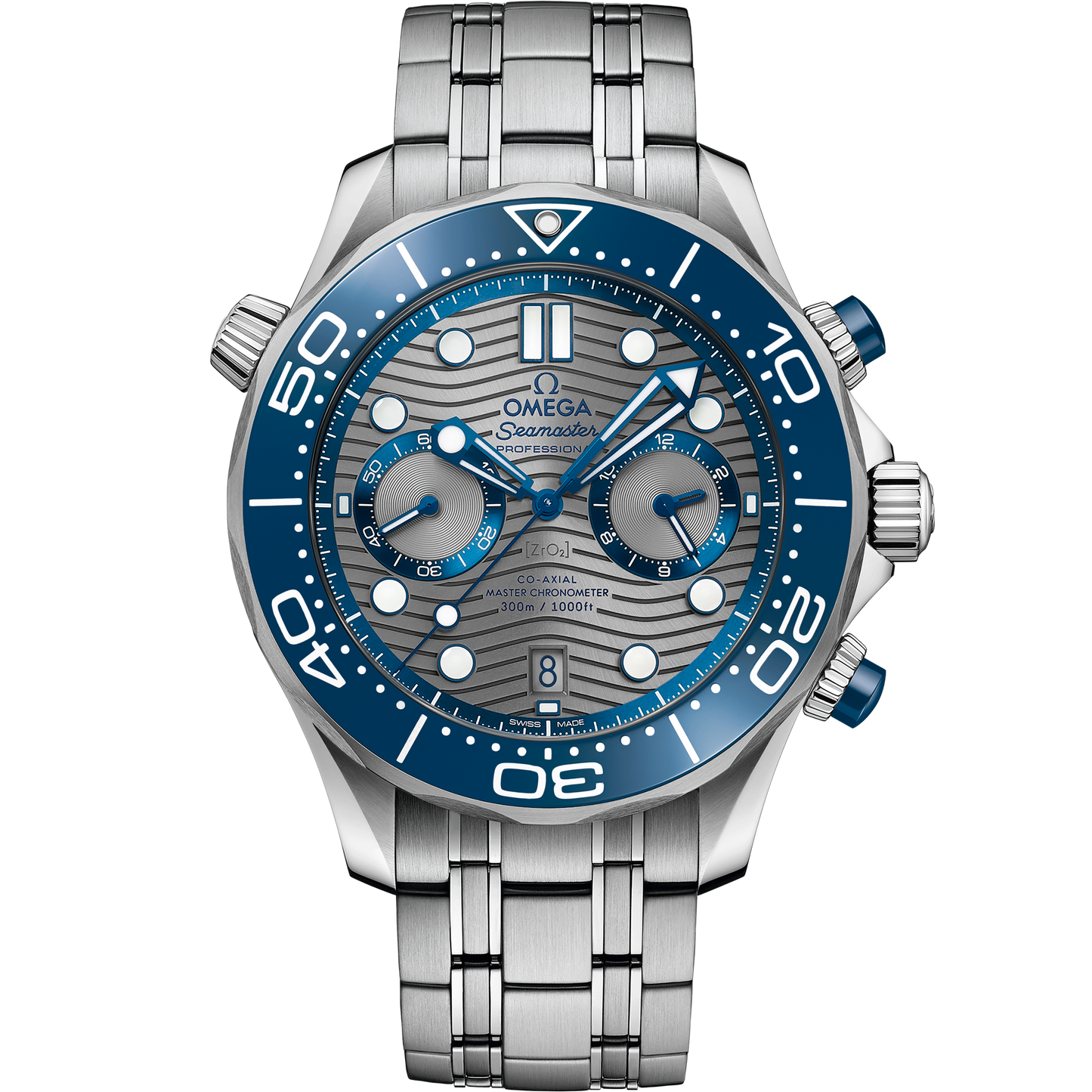 Seamaster Diver 300M 44 mm, steel on steel - 210.30.44.51.06.001
