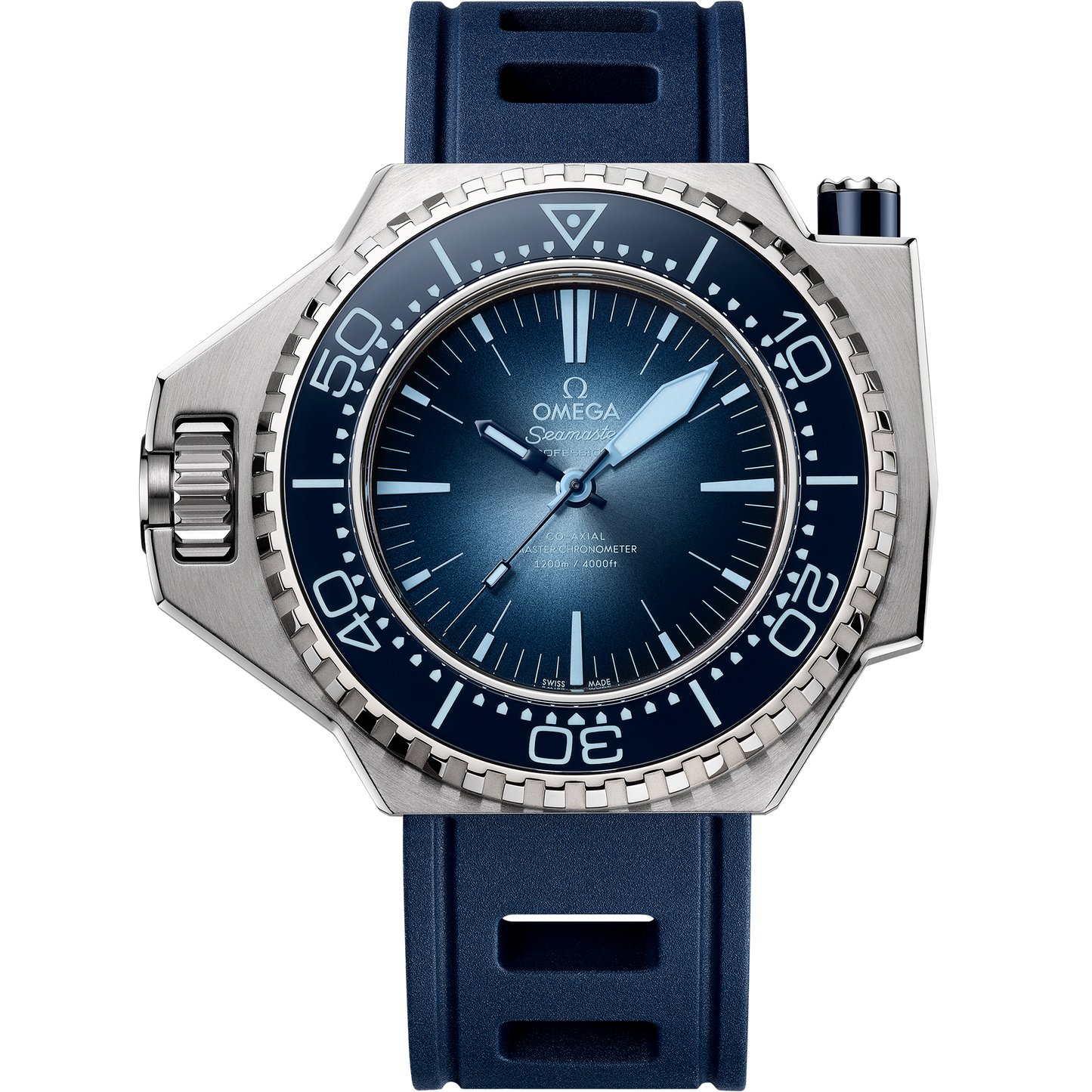 Seamaster Ploprof 1200M 55 x 45 mm, O-MEGASTEEL on rubber strap - 227.32.55.21.03.001