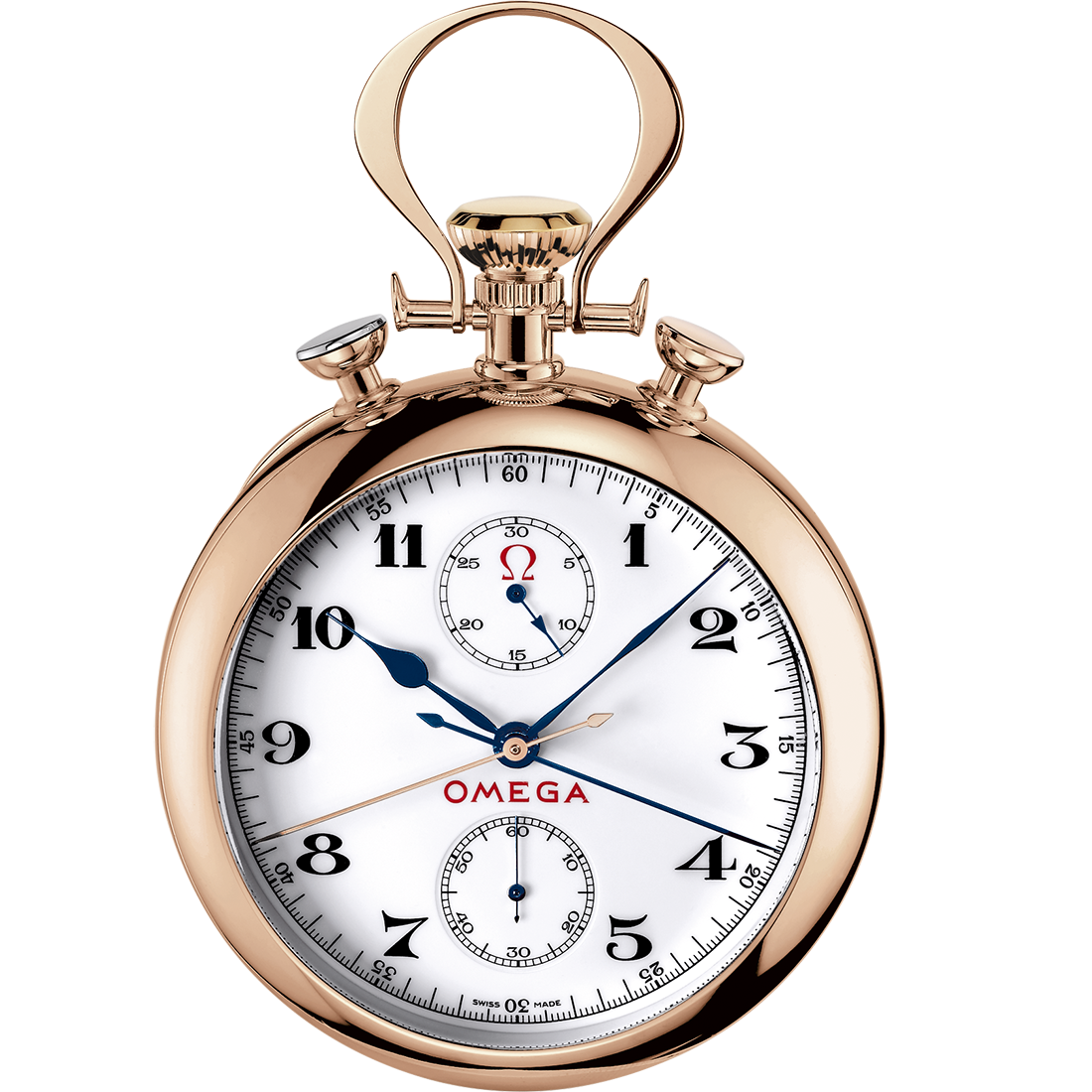 Specialities Olympic Pocket Watch 1932 70 mm, red gold - 5108.20.00
