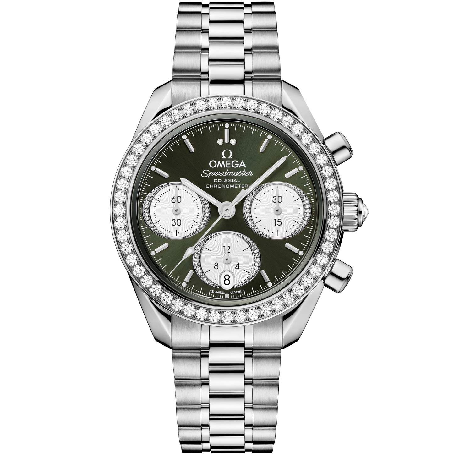 Speedmaster 38 mm, steel on steel - 324.15.38.50.60.001
