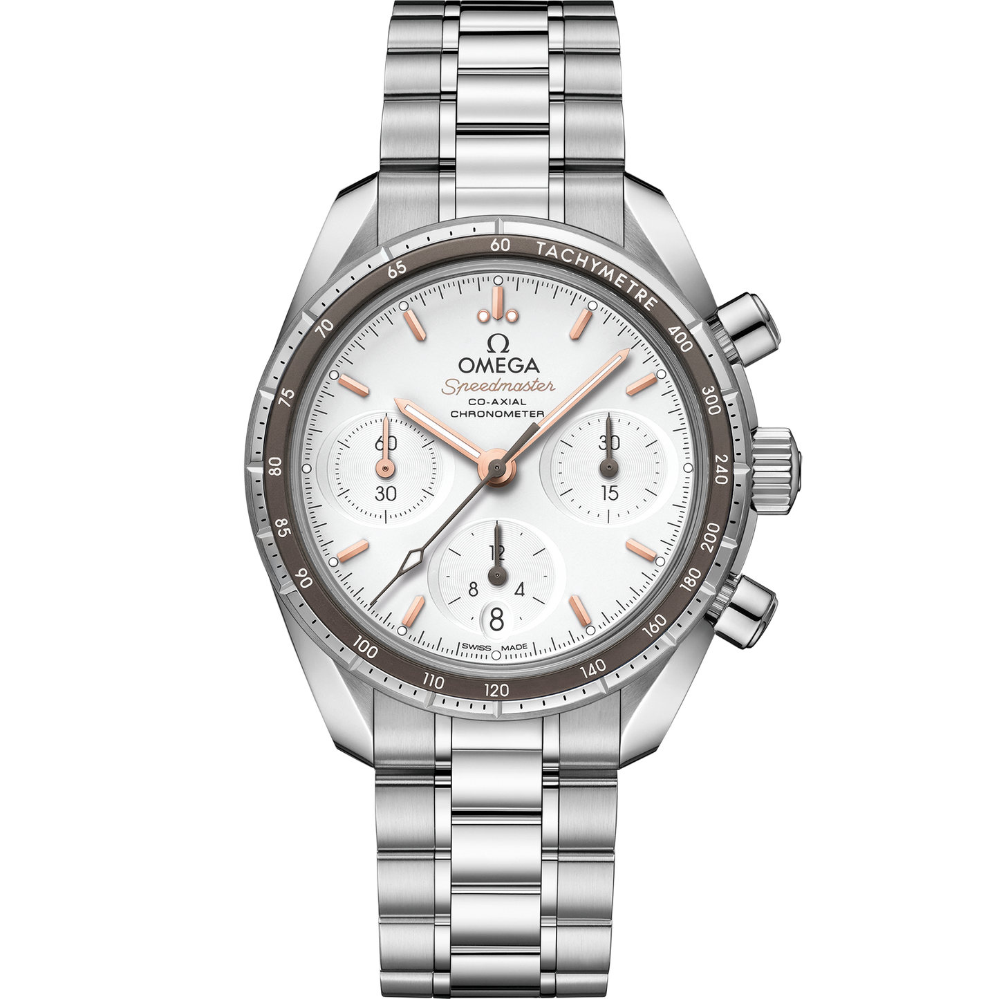 Speedmaster 38 mm, steel on steel - 324.30.38.50.02.001
