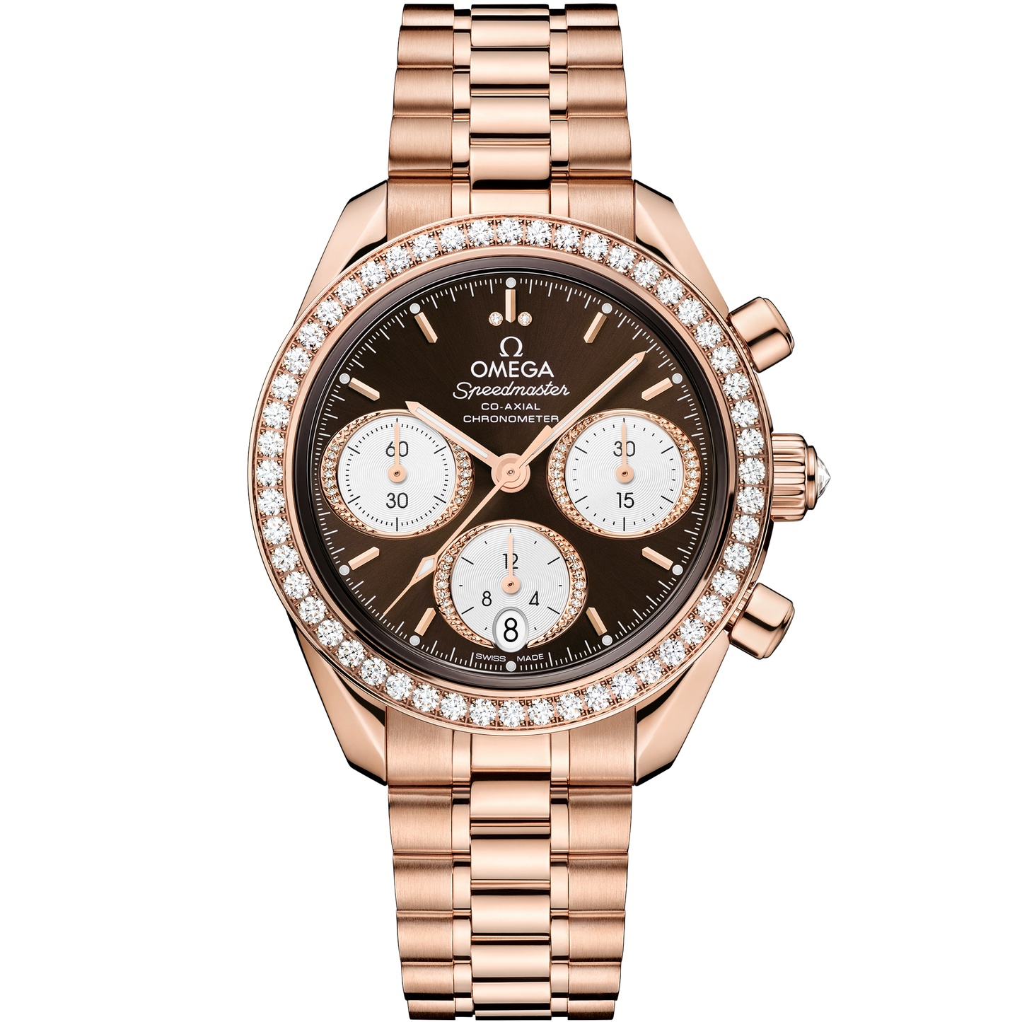 Speedmaster 38 mm, Sedna™ gold on Sedna™ gold - 324.55.38.50.63.001