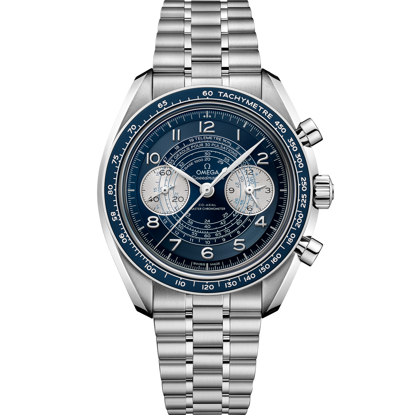 Speedmaster Chronoscope 43 mm, steel on steel - 329.30.43.51.03.001