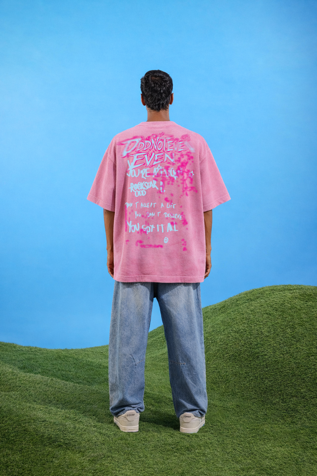 Pink Washed Tshirt by oddnoteven