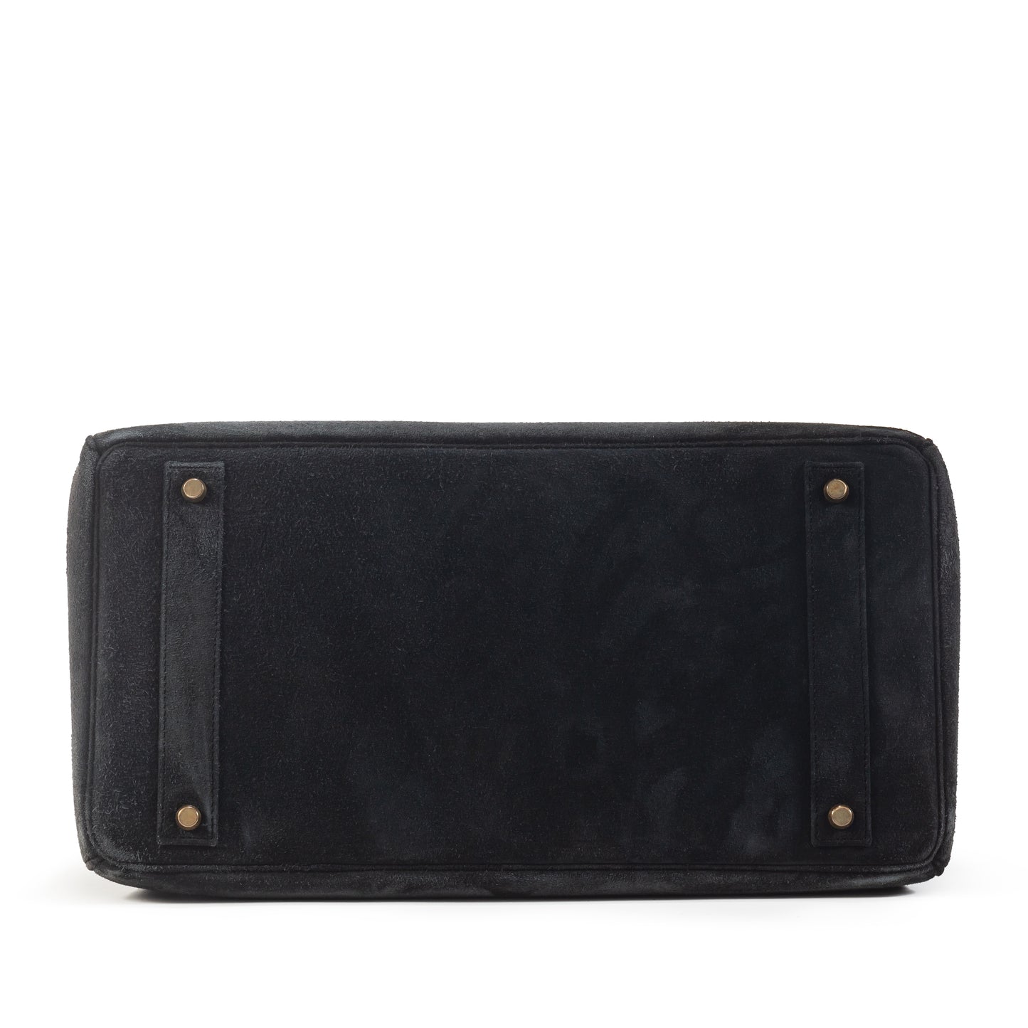 Hermès Vintage Birkin 40 – Bleu Nuit Doblis Suede with Gold Hardware (1988) - Zeuskicks