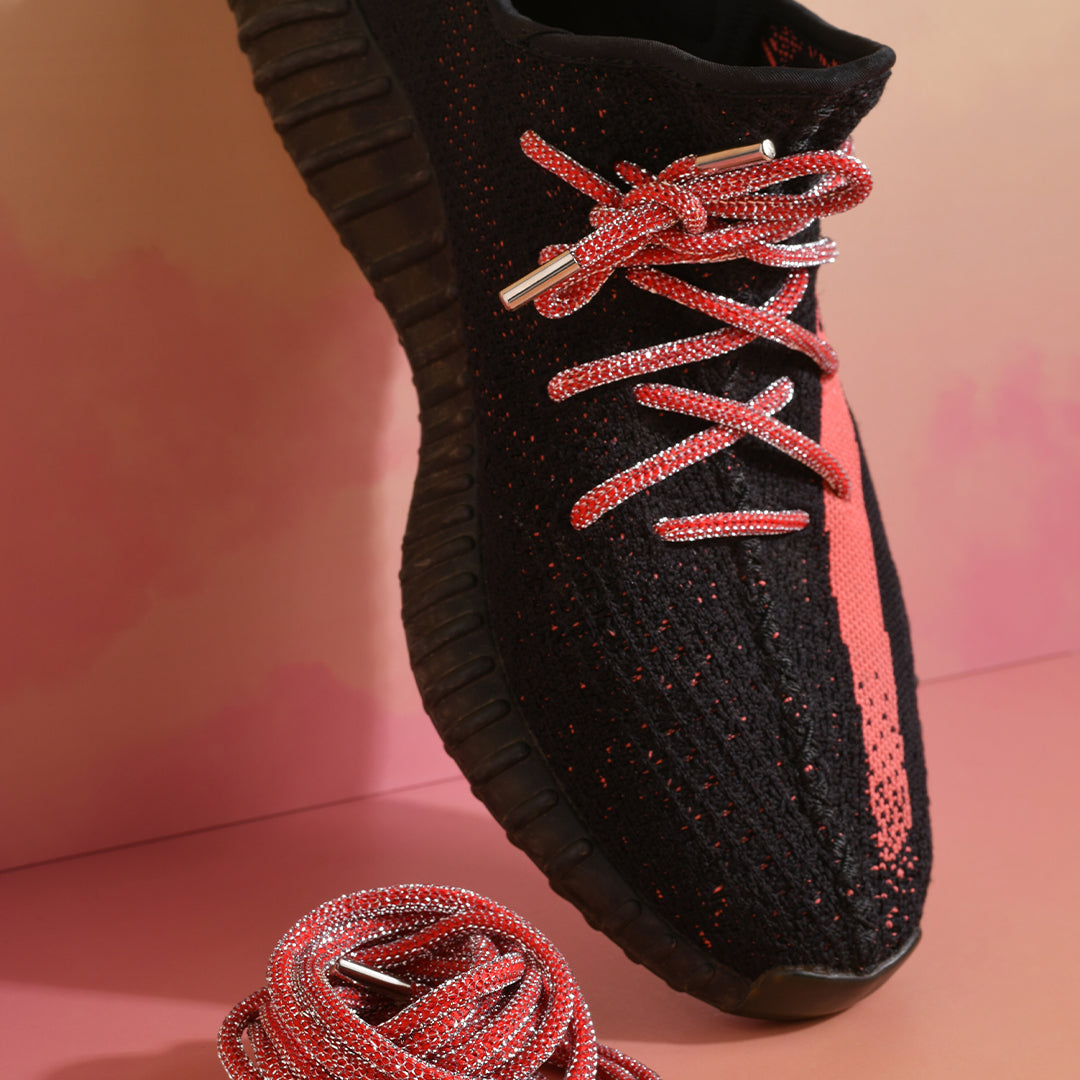 Rhubarb Rope Dreamsicle Shoelace by KNOTTY