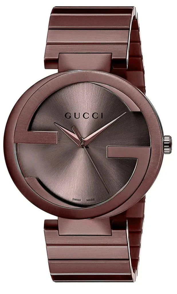 Gucci Interlocking YA133211 Steel Strap Men's Watch