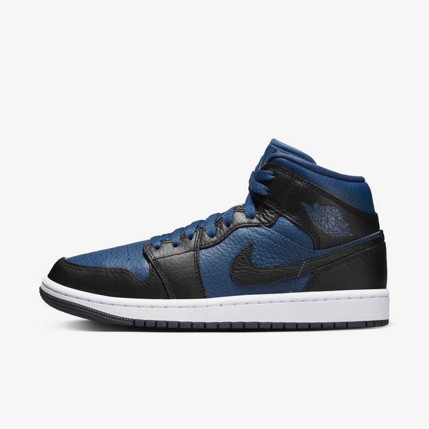 Air Jordan 1 Mid Se Double French Blue/Black-White