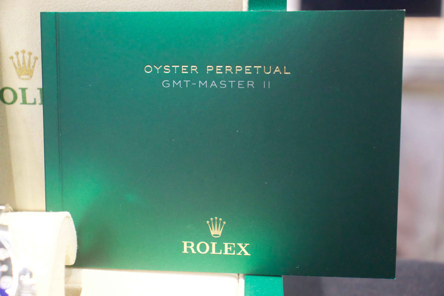 ROLEX GMT-Master II GMT Black Dial Batman Bezel Men's Watch