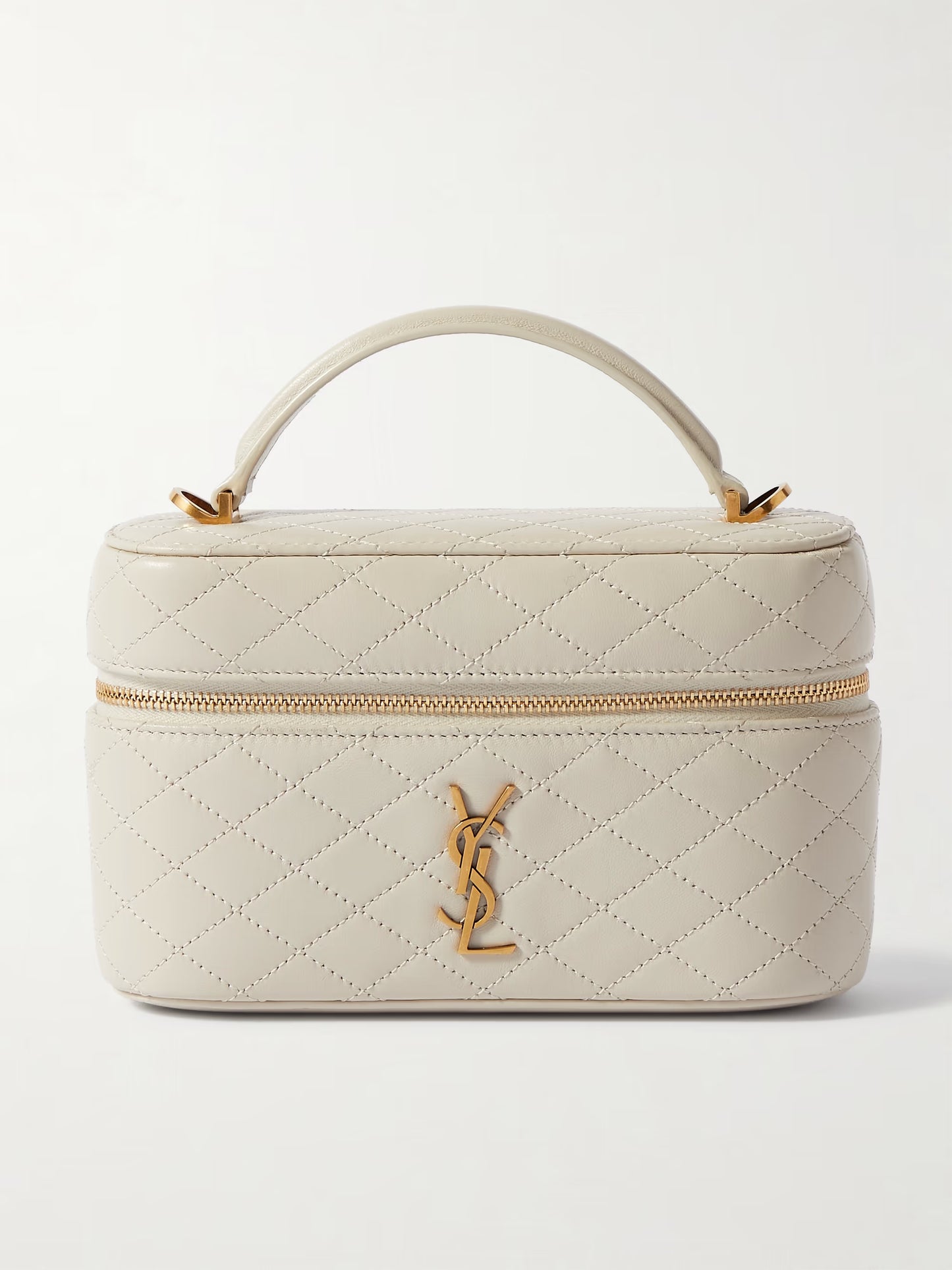 Saint Laurent Gaby Vanity Mini Quilted Leather Shoulder Bag - Zeuskicks