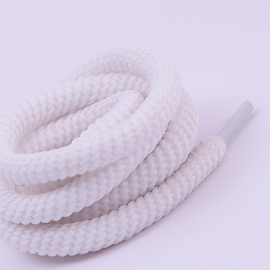 White Wired Rope Shoelaces | Premium Sneaker Laces – KNOTTY by KNOTTY
