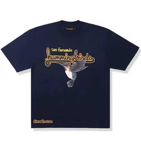 Drew House Hummingbird SS Tee Navy - Zeuskicks