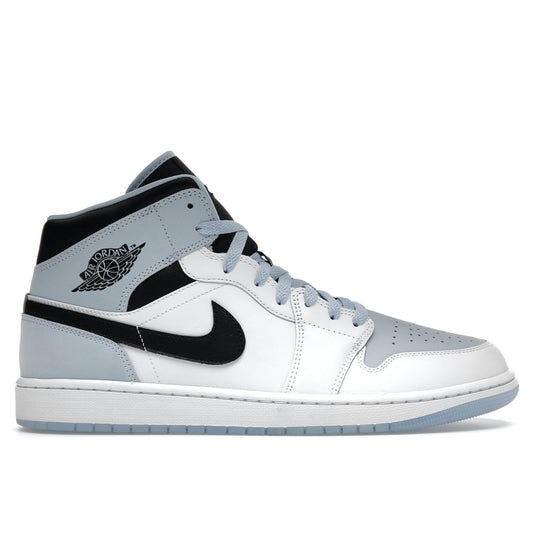 Air Jordan 1 Mid Se White / Ice Blue-Black