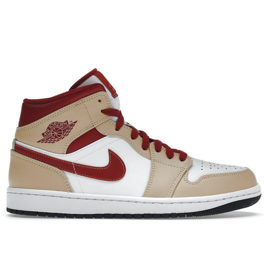 Air Jordan 1 Mid White Onyx/Light Curry White