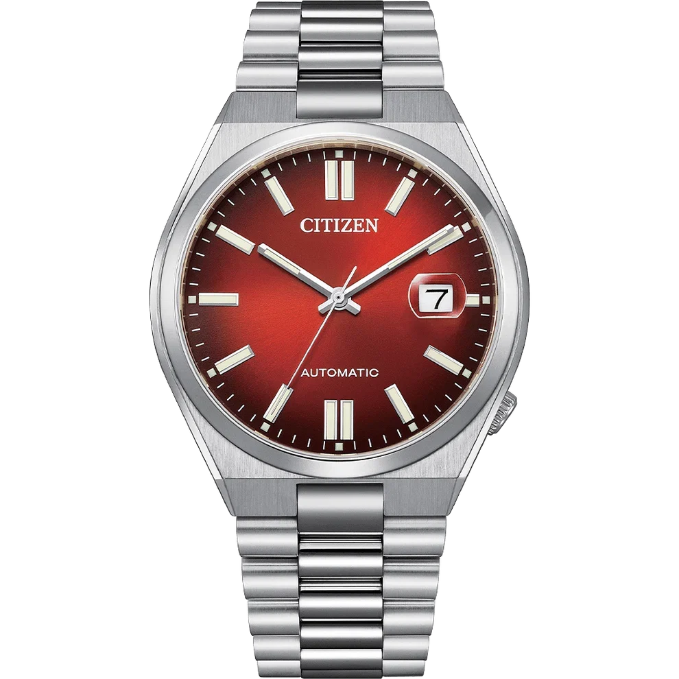 Men’s Citizen Tsuyosa NJ0150-56W Automatic 40 mm: A Modern Classic with a Burgundy Sunray Dial