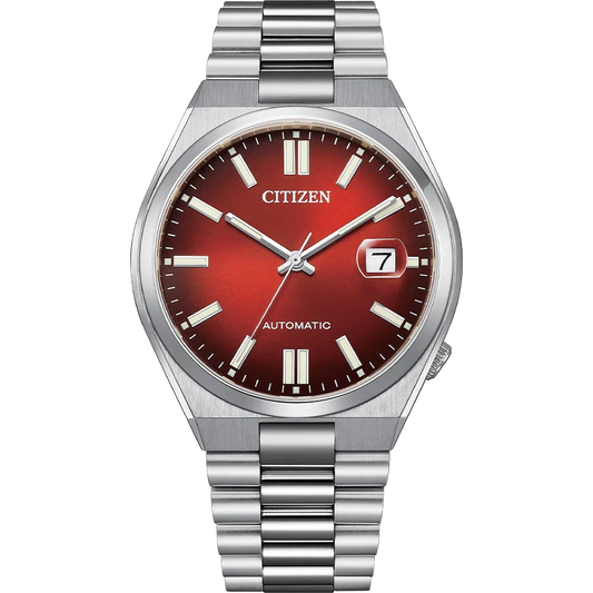 Men’s Citizen Tsuyosa NJ0150-56W Automatic 40 mm: A Modern Classic with a Burgundy Sunray Dial