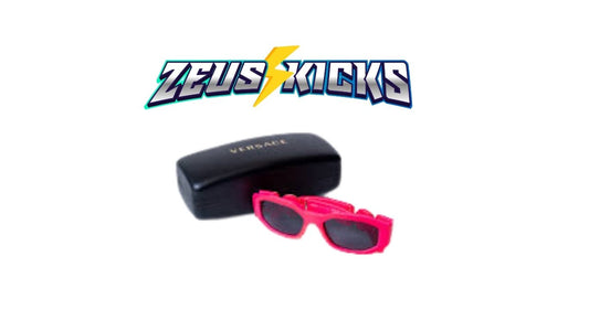 VERSACE Medusa Biggie Pink Geometric Unisex Sunglasses: Iconic Luxury with a Bold Twist