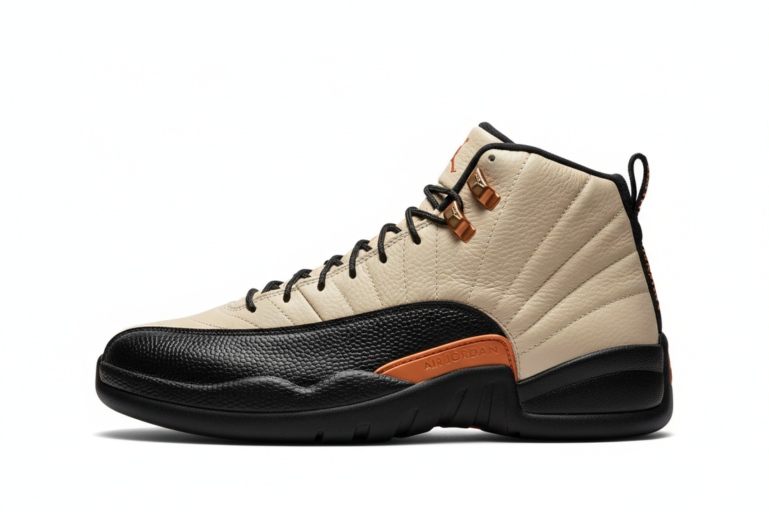 Air Jordan 12 Retro SP “Muslin / Black / Burnt Sunrise” – A Modern Redesign of a Classic Silhouette