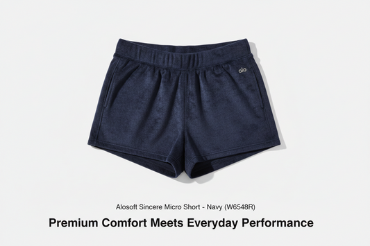Alosoft Sincere Micro Short - Navy (W6548R) | Premium Comfort Meets Everyday Performance
