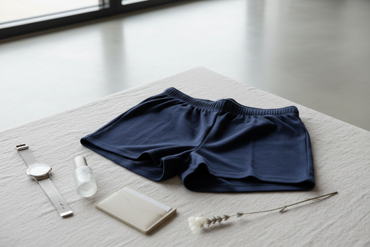 Alosoft Sincere Micro Short – Navy (W6548R): Soft Comfort Meets Everyday Style