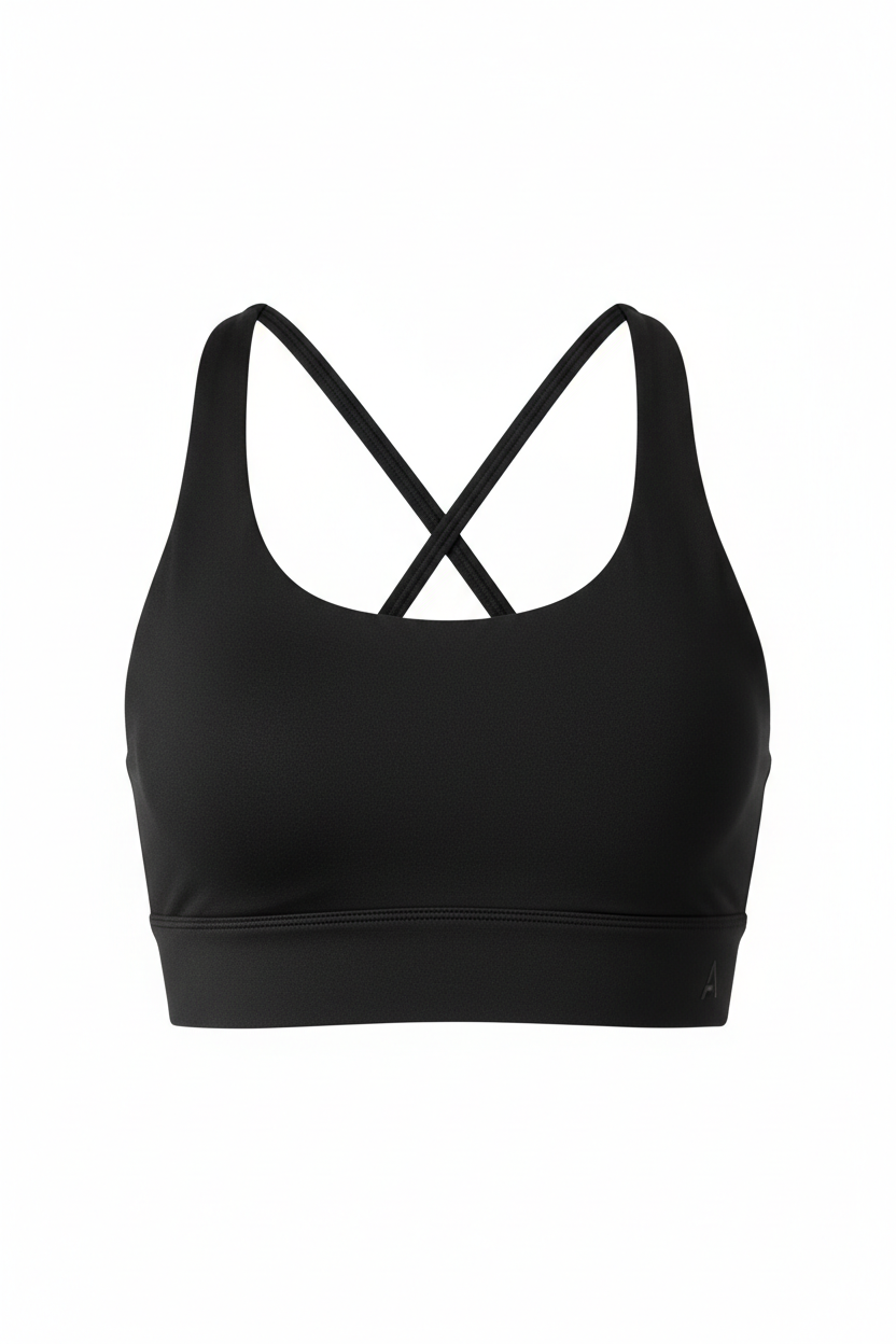 AloSoft Spotlight Bra - Black (W9774R): Premium Comfort Meets Performance