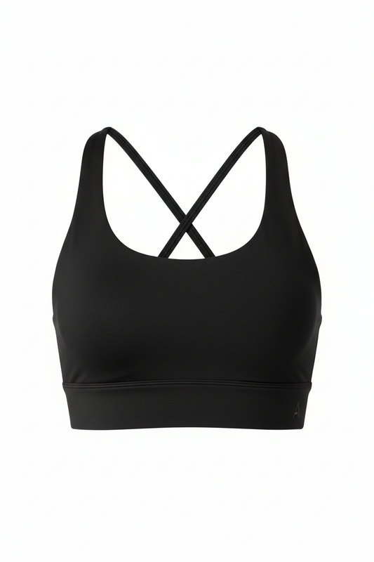 AloSoft Spotlight Bra - Black (W9774R): Premium Comfort Meets Performance