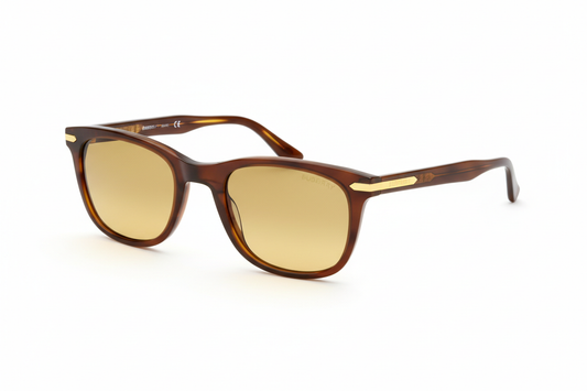Burberry Wren Brown Browline Men’s Sunglasses (Yellow Lens): A Bold Fusion of Heritage, Style & Modern Edge