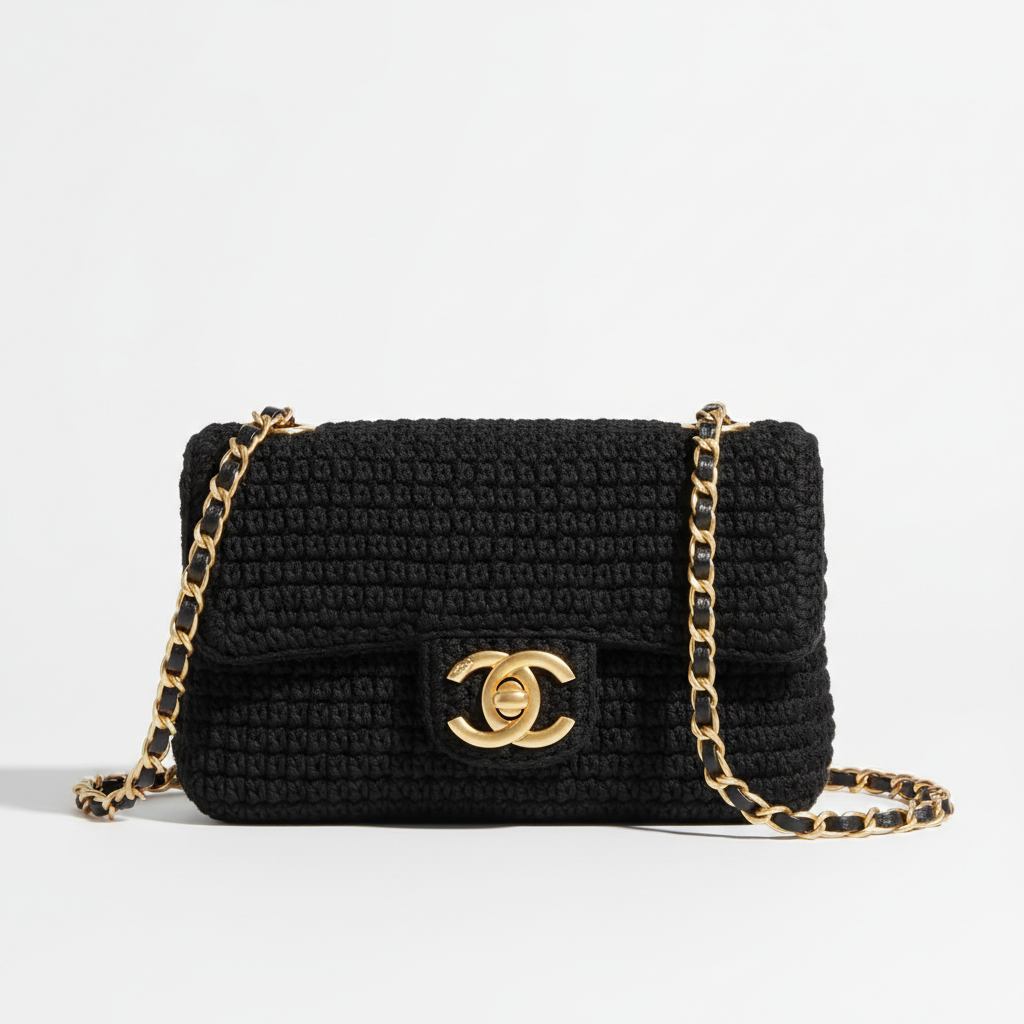 CHANEL Crochet Bag – Black: A Distinctive Luxury Statement for Modern Wardrobes
