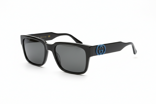 GUCCI Blue Logo Square Men’s Sunglasses: Luxury Eyewear That Defines Modern Style