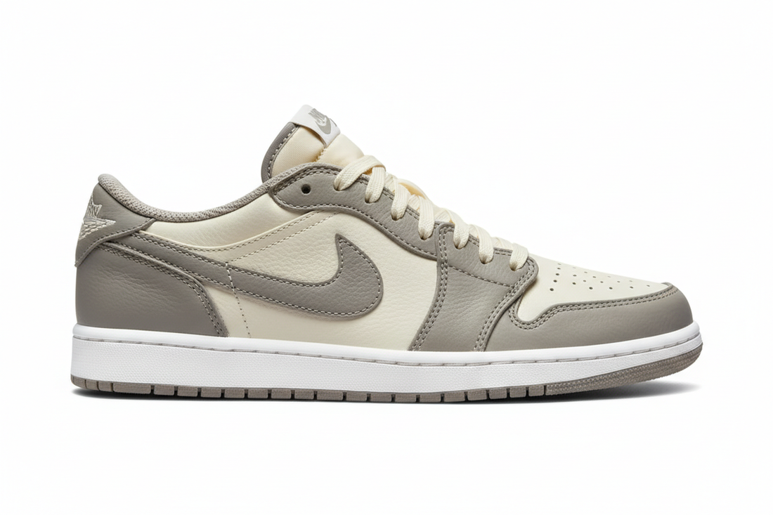 Jordan Brand Air Jordan 1 Low Coconut Milk Neutral Grey (W): Effortless Style Meets Everyday Luxury