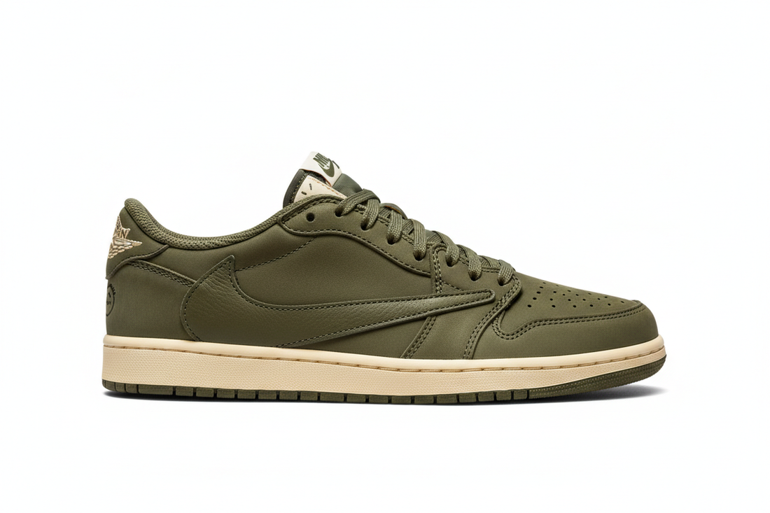 Jordan 1 Retro Low OG SP Travis Scott “Olive”: Streetwear Legacy Meets Timeless Jordan DNA