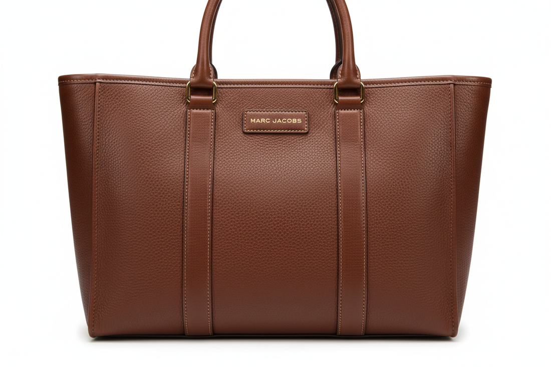 Marc Jacobs Brown ‘The Leather Medium Tote Bag’: A Modern Classic for Everyday Luxury