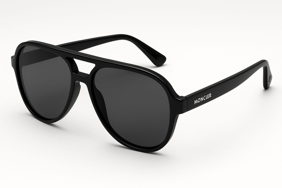 Moncler Unisex Vitesse Sunglasses Black: Luxury Eyewear Redefined