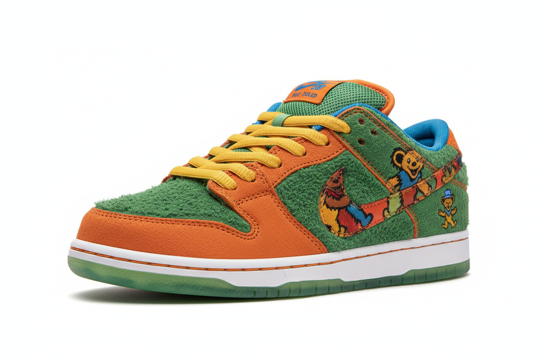 Nike SB Dunk Low Grateful Dead Bears “Green”: A Psychedelic Icon in Sneaker Culture