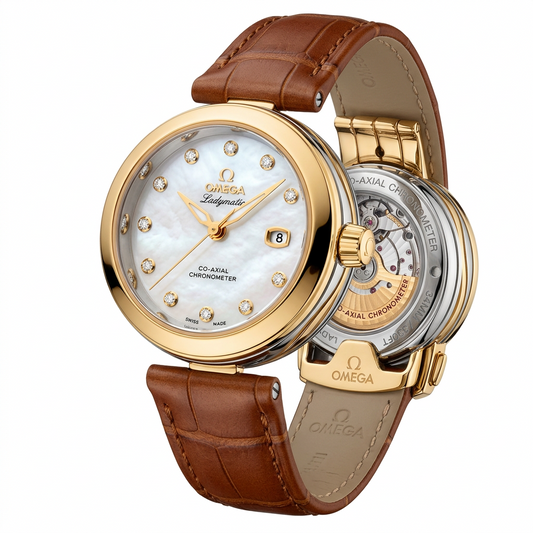 OMEGA De Ville Ladymatic Co-Axial Chronometer 34MM: A Luxury Watch That Blends Elegance and Precision
