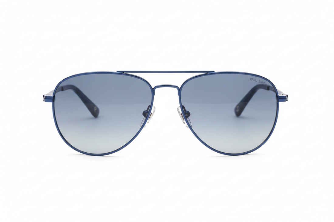 Paul Smith Alder Blue Navigator Unisex Sunglasses: British Elegance Meets Modern Edge