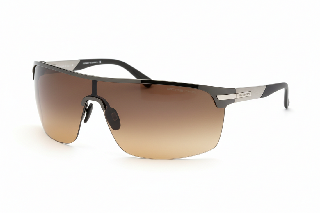 Porsche Design Brown Gradient Shield Unisex Sunglasses: Performance Meets Luxury Eyewear
