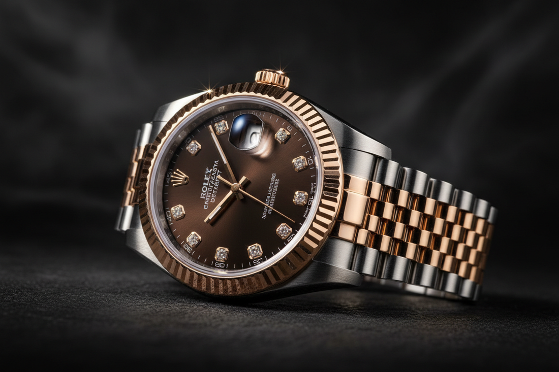 Rolex Datejust 41 Oystersteel & Everose Gold – Chocolate Diamond Dial