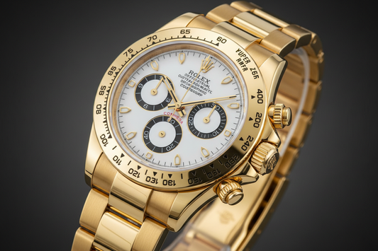 Rolex Daytona Cosmograph 18K Yellow Gold White Dial Men's Watch: A Timeless Icon of Luxury &amp; Performance