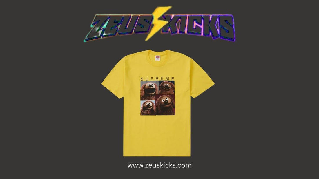 Supreme Rowlf Tee Yellow: A Bold Streetwear Tribute to Nostalgia