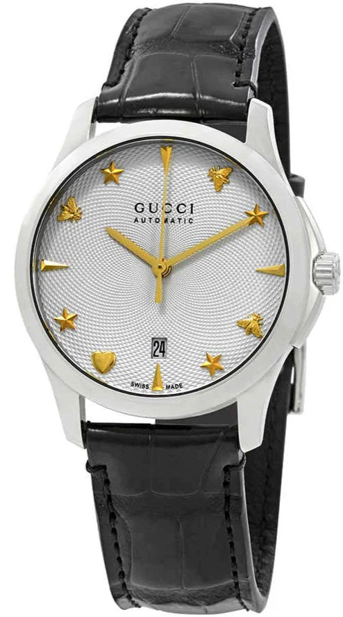 Unisex Gucci G-Timeless YA126468 Silver Dial Automatic Watch
