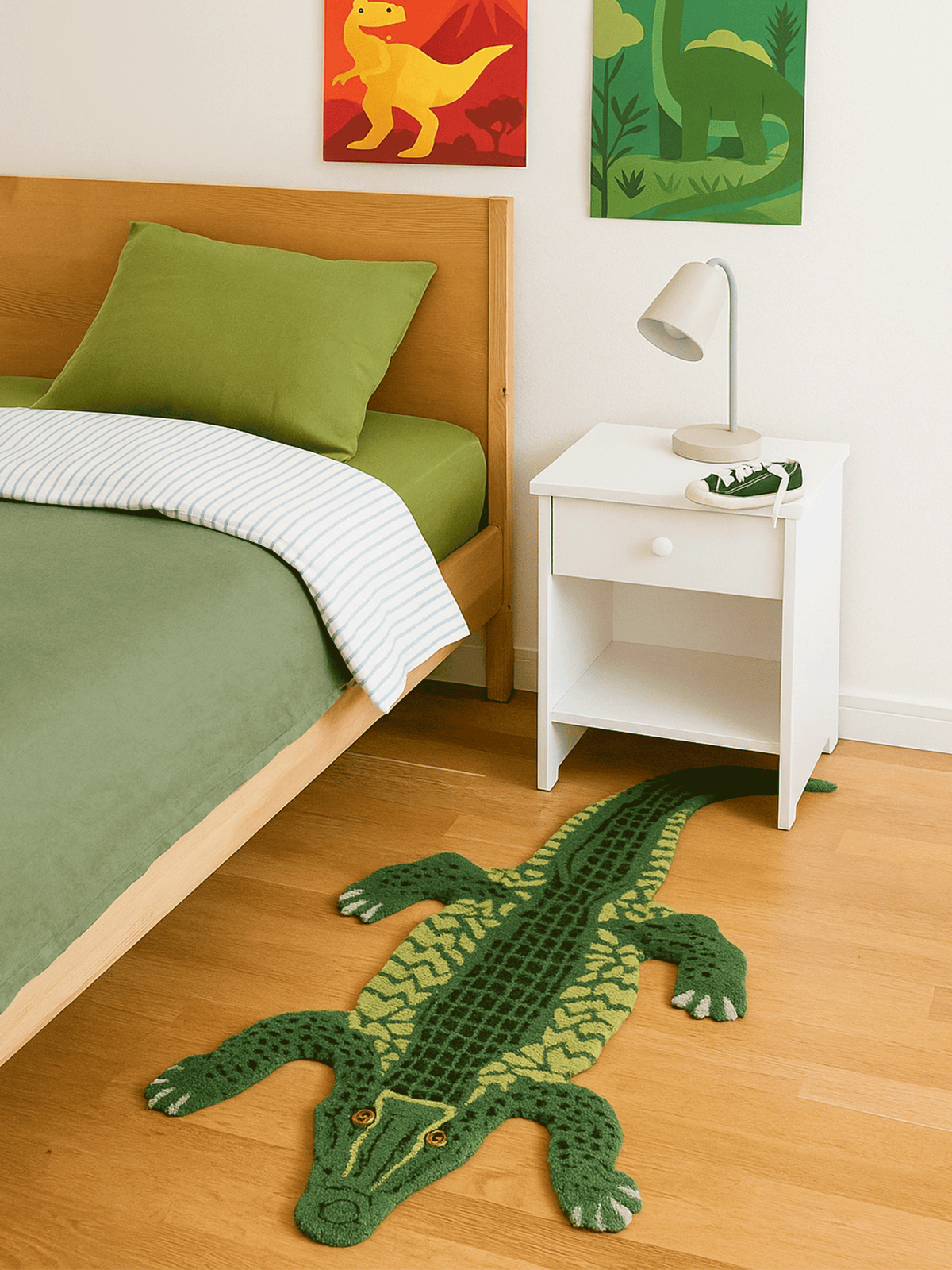 Crocodile flat Custom Rug by THE DRIP CO. RUGS