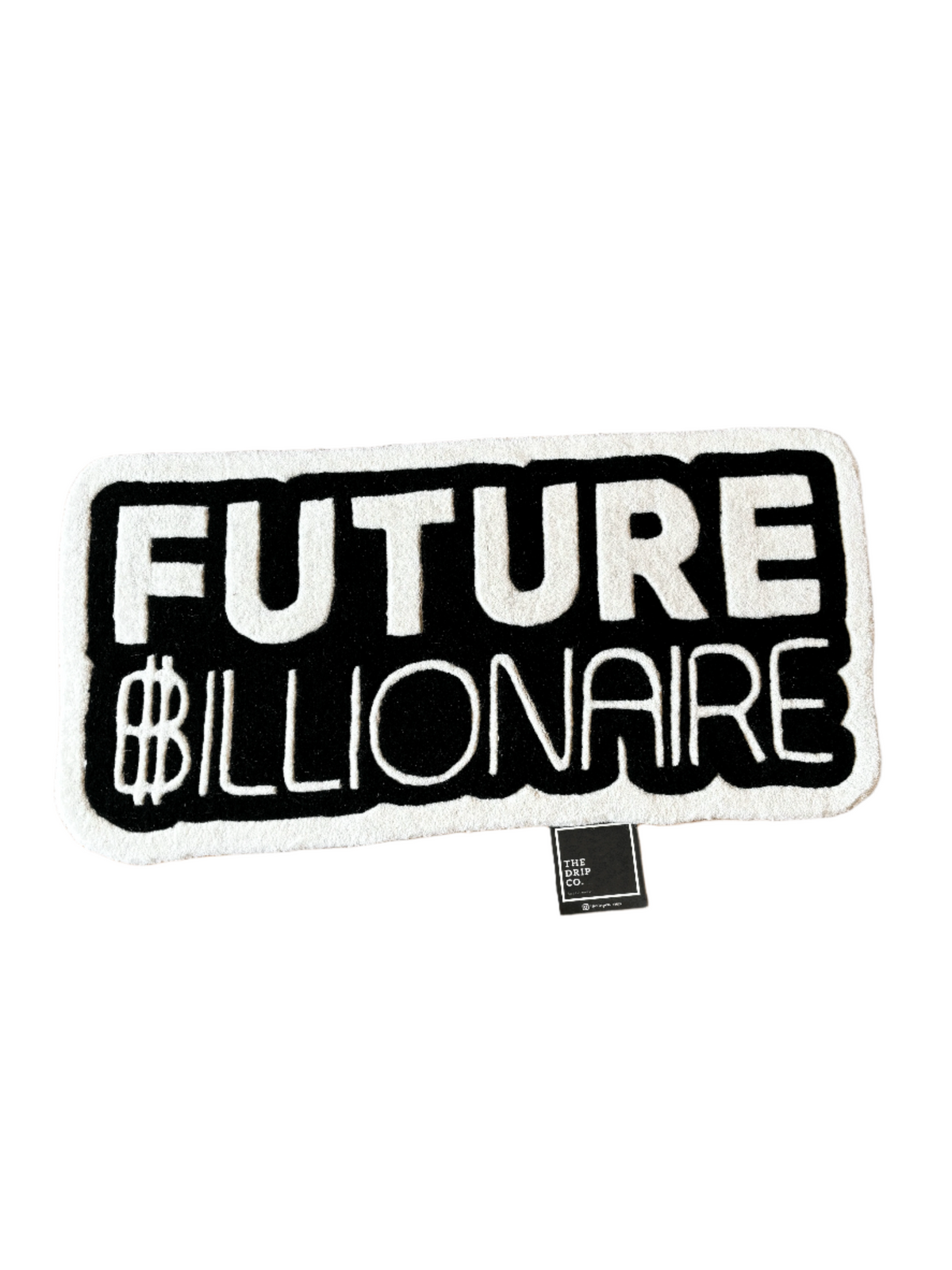 Future billionaire Hand tufted Custom Rug by THE DRIP CO. RUGS