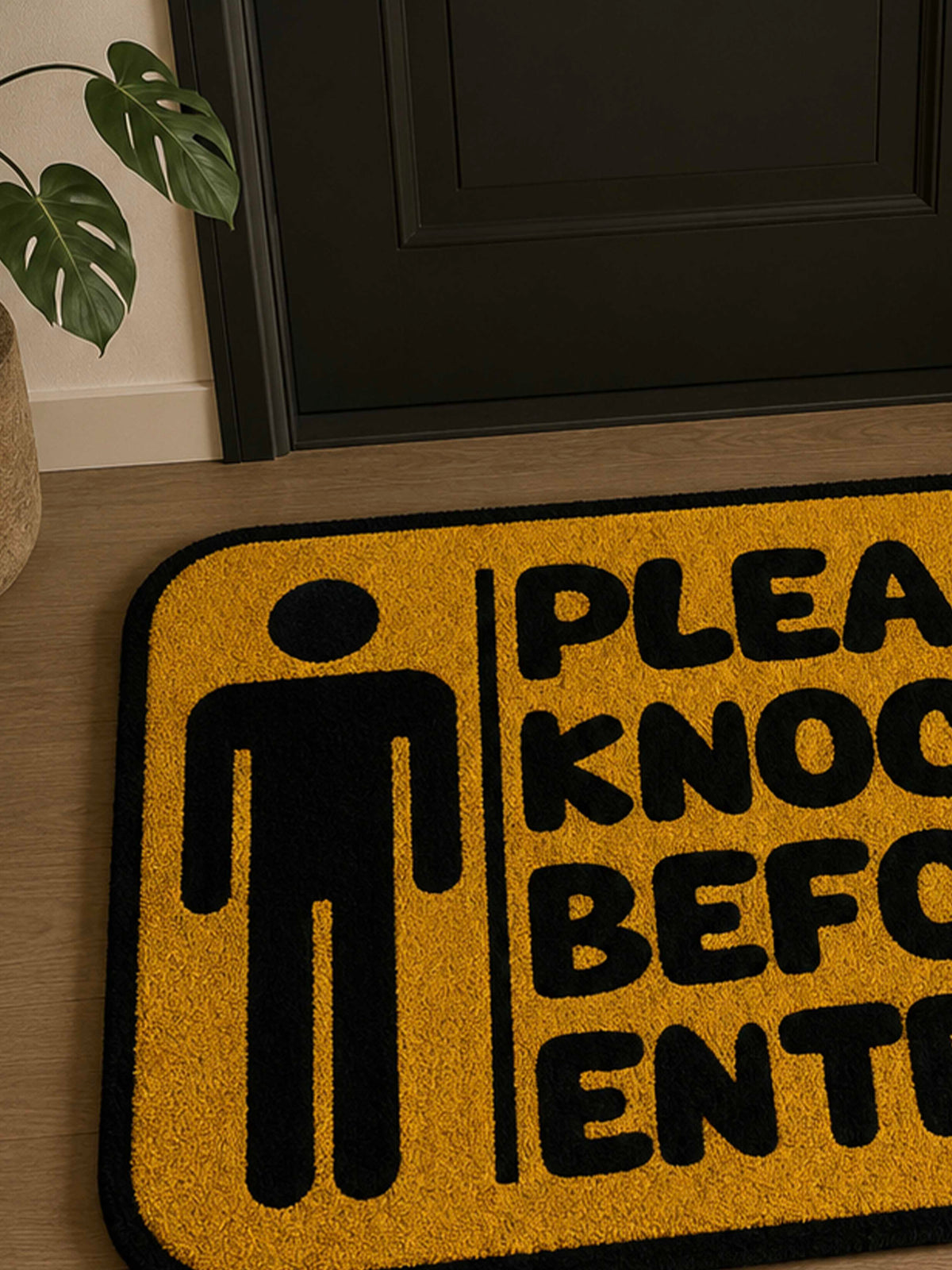 Please Knock Hand Tufted Rug by THE DRIP CO. RUGS