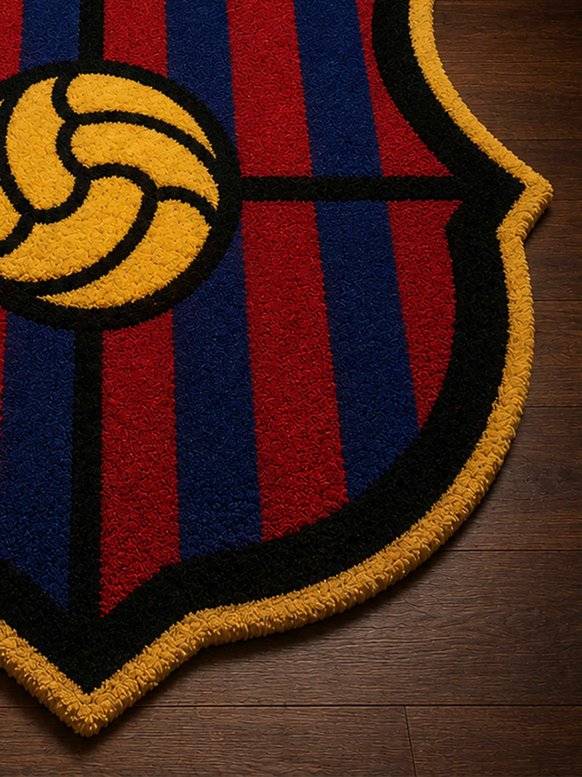 Barsa fan art Football Club hand tufted Rug by THE DRIP CO. RUGS