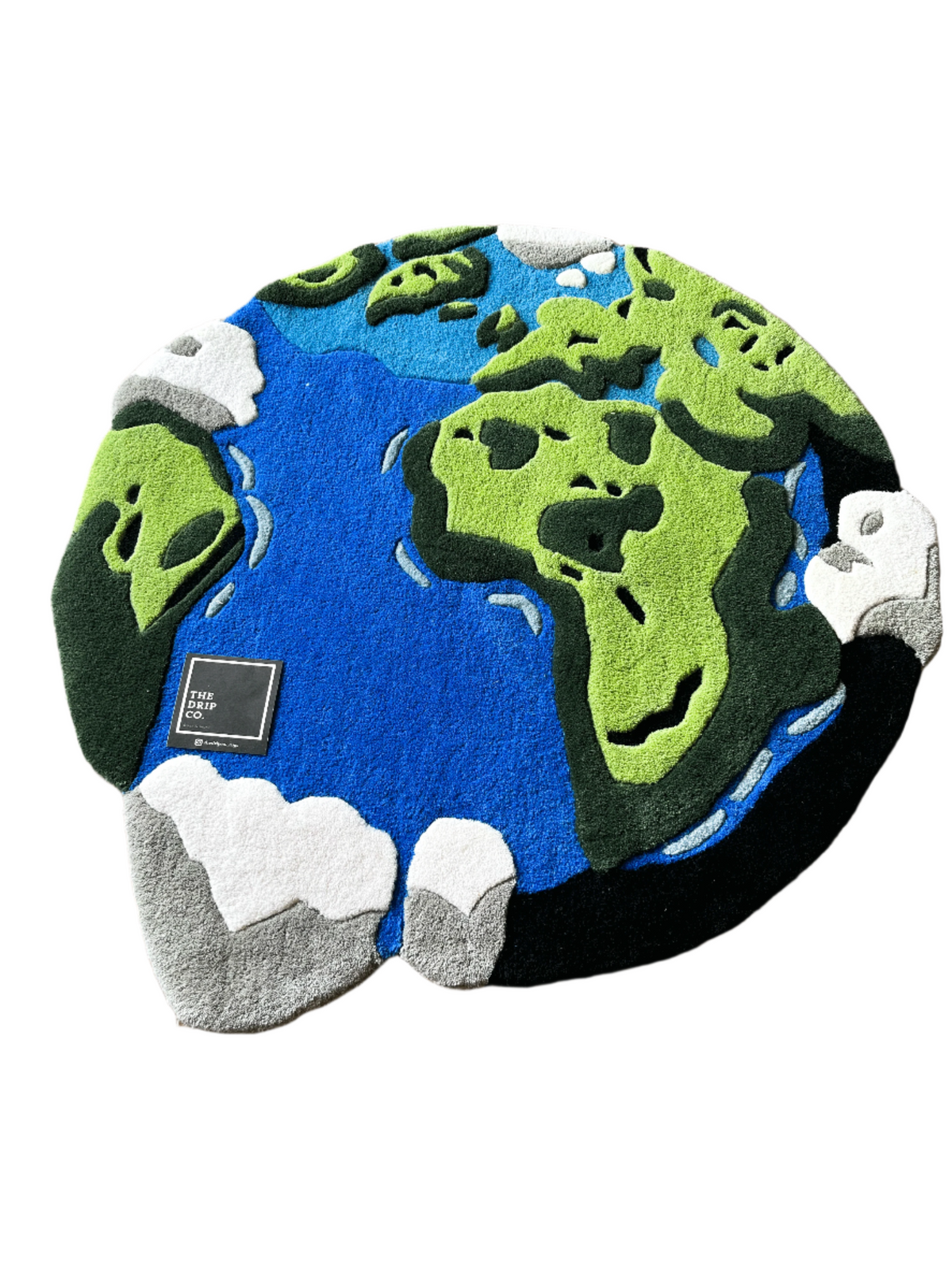 World high Low  Hand Tufted Custom Rug by THE DRIP CO. RUGS