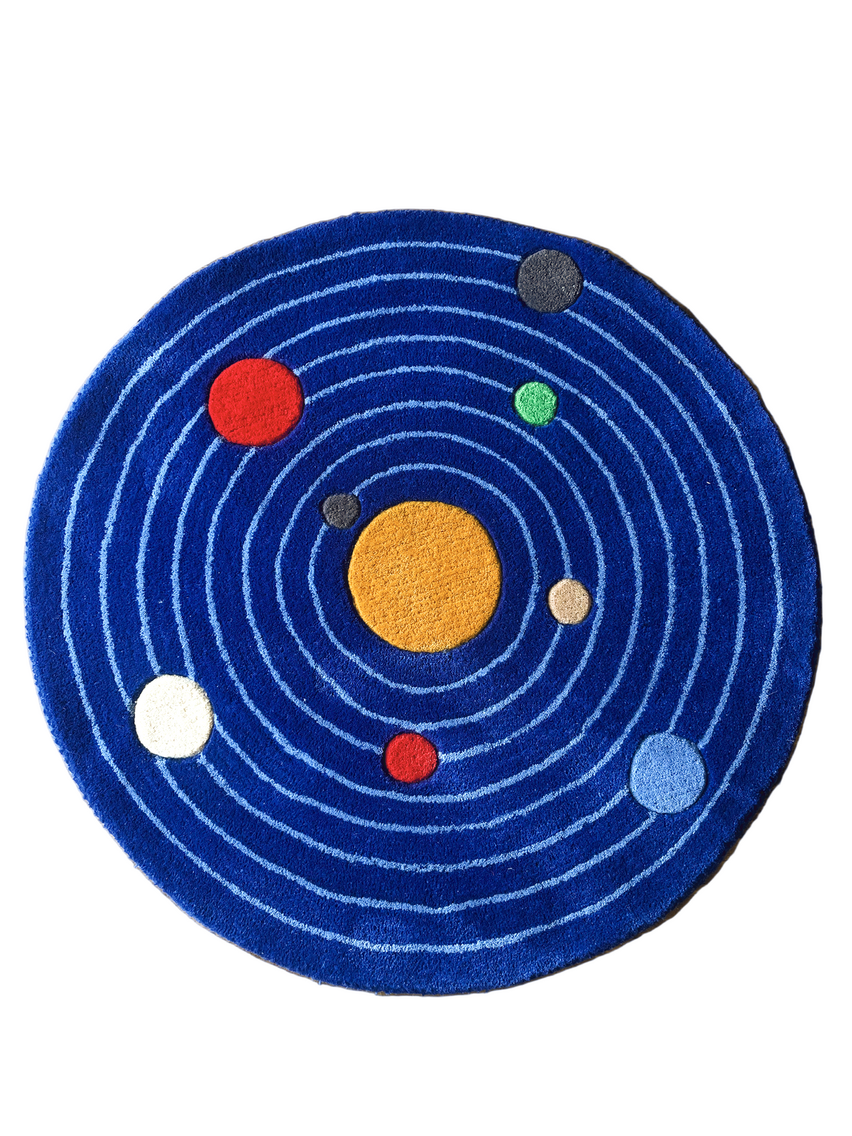 Solar System Hand Tufted Custom Rug by The Drip Co. by THE DRIP CO. RUGS